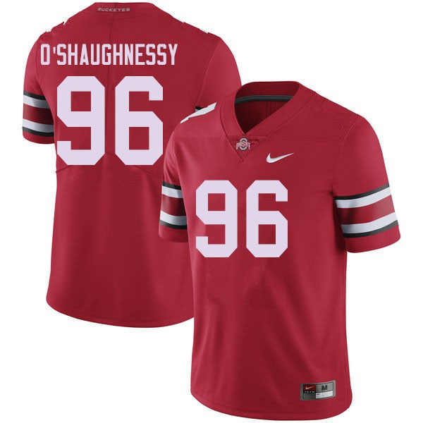 Ohio State Buckeyes #96 Michael O'Shaughnessy Men Alumni Jersey Red